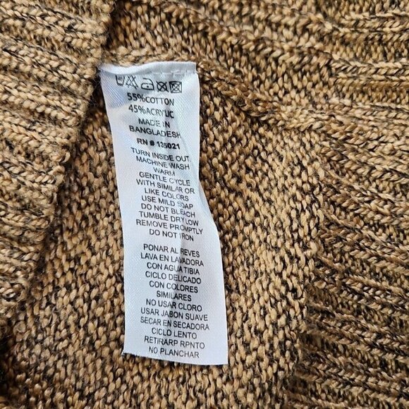 Kian D Wheat Straw Cable Knit 1/4 Zip Long Sleeve Sweater Men's Size Medium EUC - Picture 12 of 12